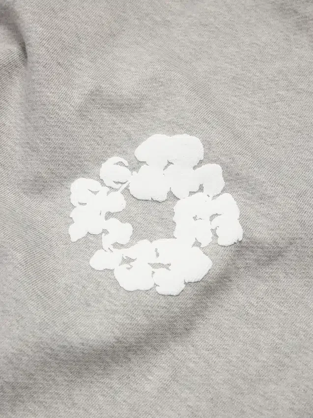 Cotton Wreath Sweatpants Grey