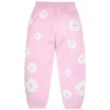 Cotton Wreath Sweatpants Powder Pink