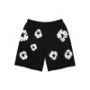 Cotton Wreath Sweatshorts Black