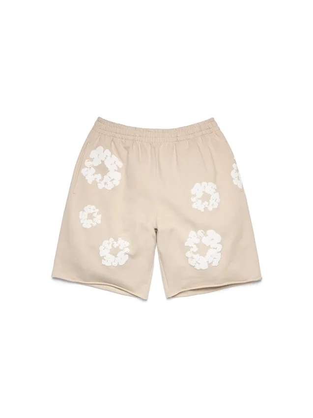 Cotton Wreath Sweatshorts Cream