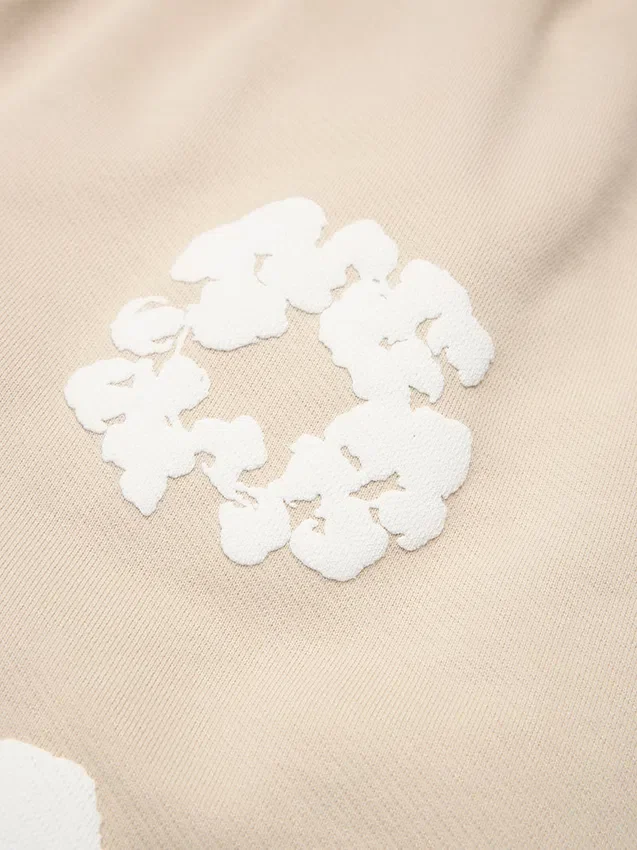 Cotton Wreath Sweatshorts Cream