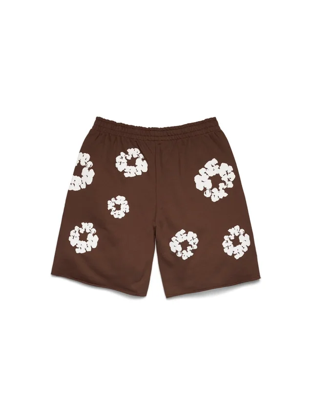 Cotton Wreath Sweatshorts Dark Brown