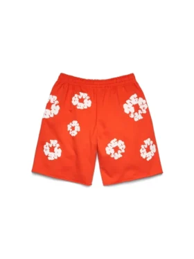 Cotton Wreath Sweatshorts Dark Orange