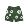 Cotton Wreath Sweatshorts Green