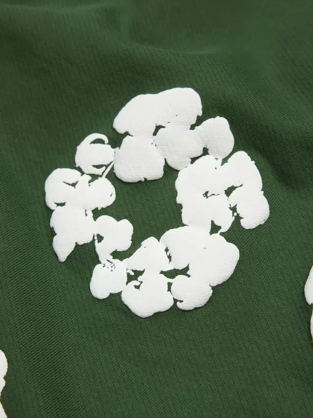 Cotton Wreath Sweatshorts Green