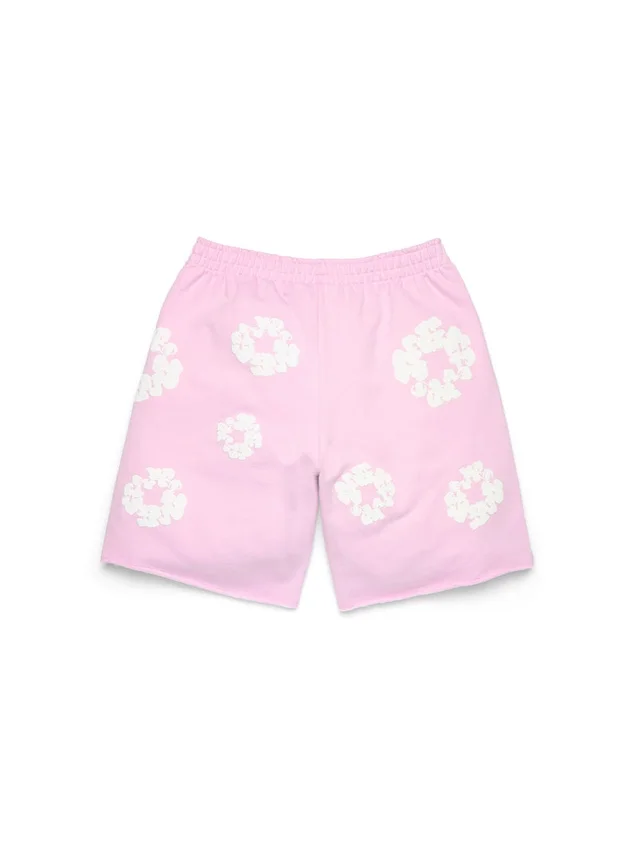 Cotton Wreath Sweatshorts Powder Pink