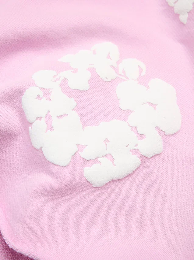 Cotton Wreath Sweatshorts Powder Pink