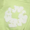Cotton Wreath Zip Hoodie Mint