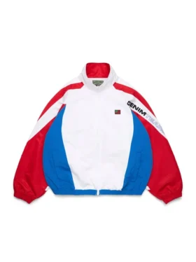Cuba Stripe Track Jacket Red/White/Blue