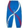 Cuba Stripe Track Pant Blue