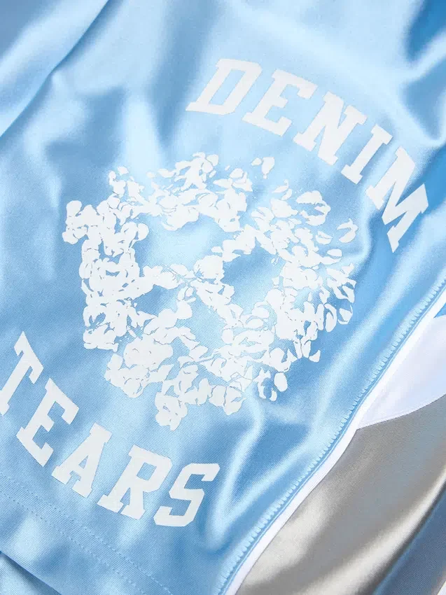 Denim U Basketball Shorts Light Blue