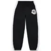 Denim U Paneled Sweatpant Black