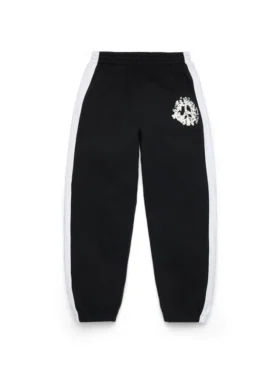 Denim U Paneled Sweatpant Black