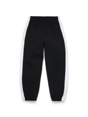 Denim U Paneled Sweatpant Black