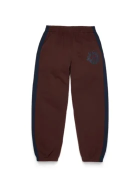 Denim U Paneled Sweatpant Brown