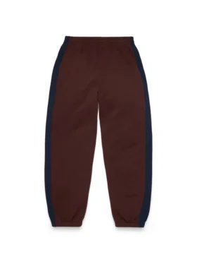 Denim U Paneled Sweatpant Brown