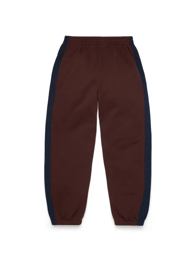 Denim U Paneled Sweatpant Brown