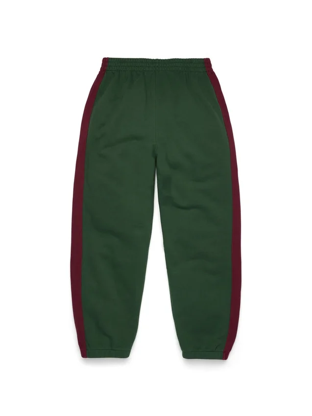 Denim U Paneled Sweatpant Green