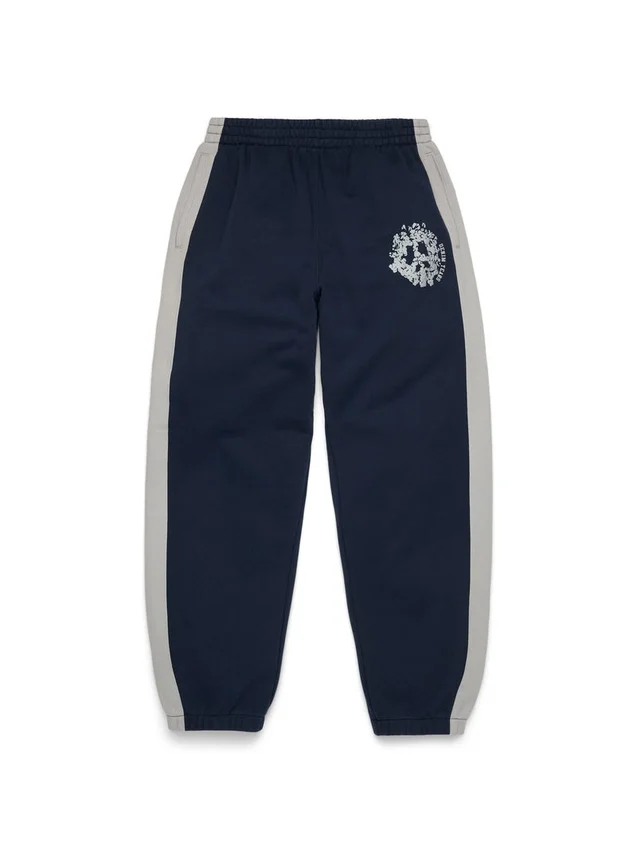 Denim U Paneled Sweatpant Navy