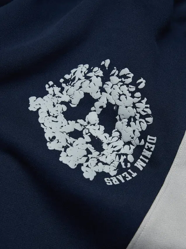 Denim U Paneled Sweatpant Navy