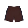 Denim U Paneled Sweatshort Brown