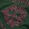 Denim U Paneled Zip Hoodie Green