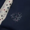 Denim U Rhinestone Sweatpant Navy