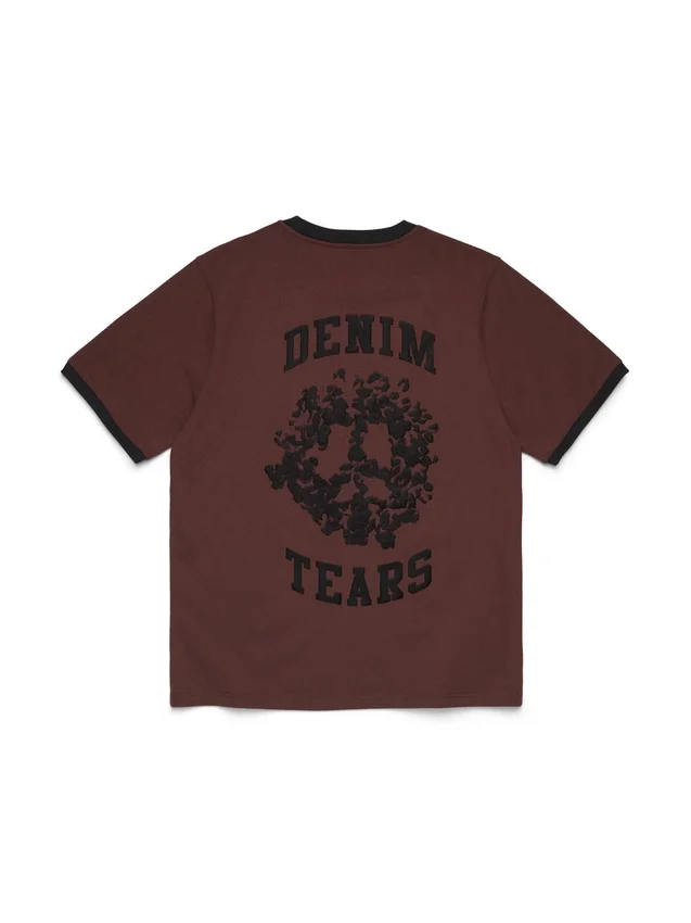 Denim U Ringer Tee Brown