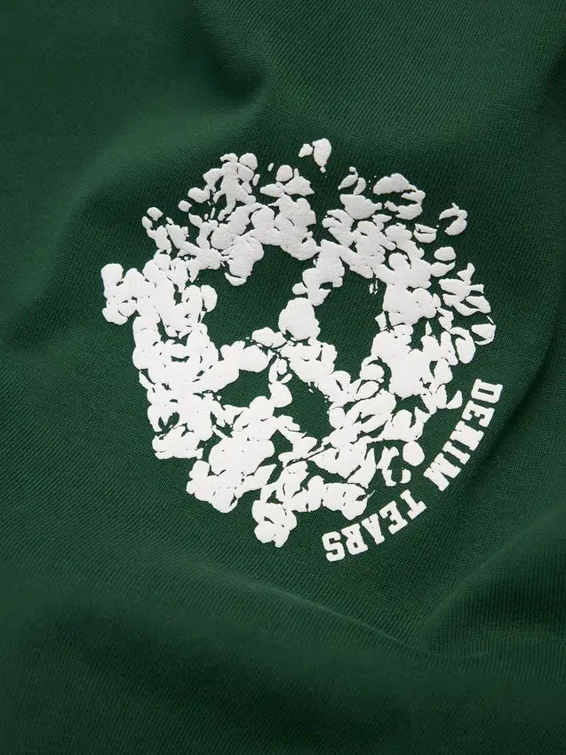 Denim U Ringer Tee Green