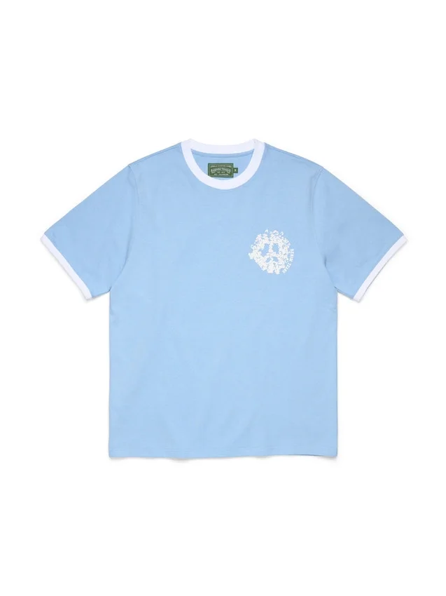 Denim U Ringer Tee Light Blue