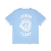 Denim U Ringer Tee Light Blue