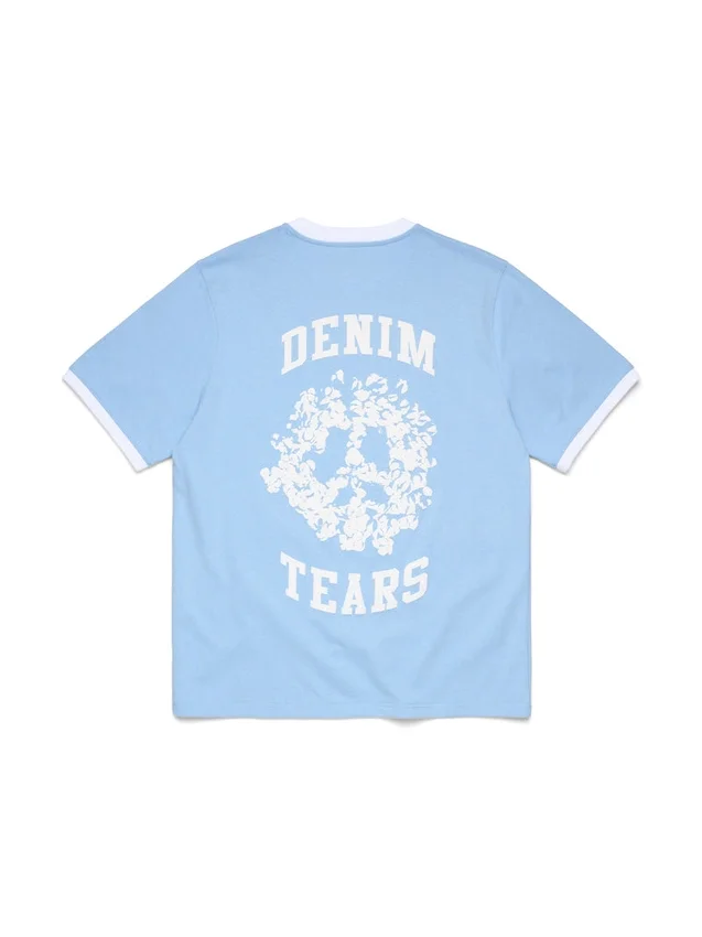 Denim U Ringer Tee Light Blue