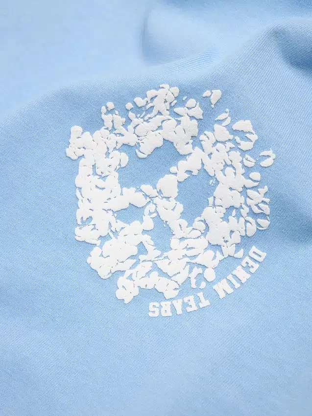 Denim U Ringer Tee Light Blue