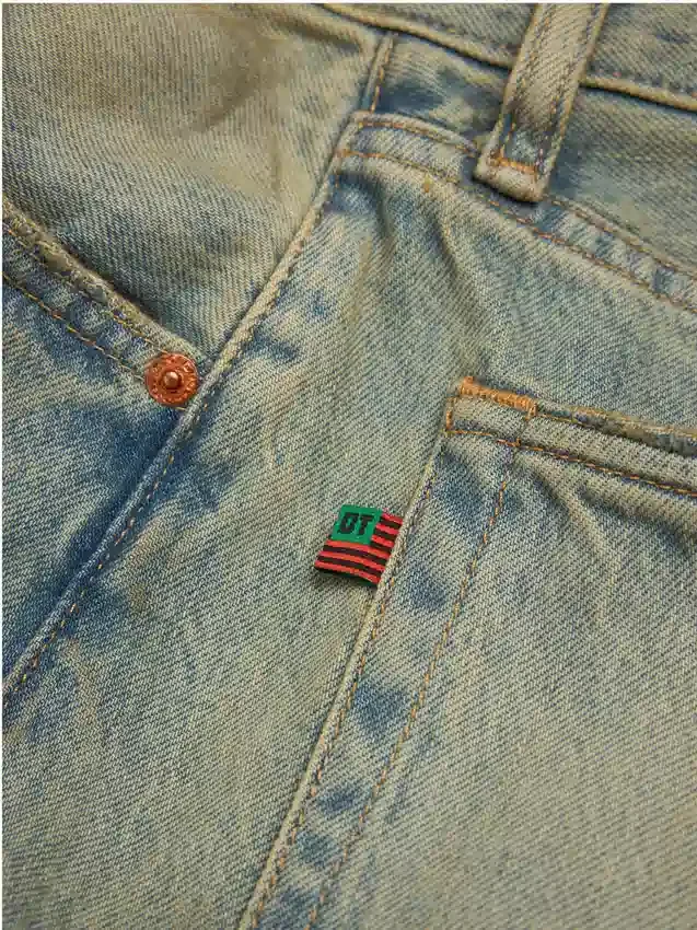 Dirty Wash Denim Short