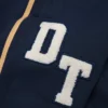 DT Chenille Patch Zip Hoodie Blue