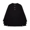 DT Flag 3-Pack Long Sleeve Tee Black