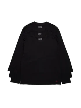 DT Flag 3-Pack Long Sleeve Tee Black