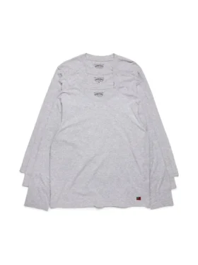 DT Flag 3-Pack Long Sleeve Tee Grey