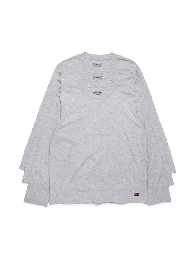 DT Flag 3-Pack Long Sleeve Tee Grey