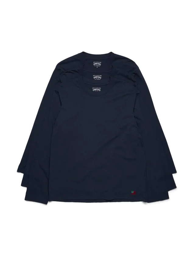 DT Flag 3-Pack Long Sleeve Tee Navy