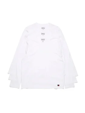 DT Flag 3-Pack Long Sleeve Tee White