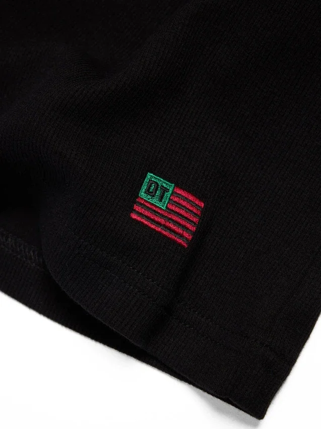 DT Flag 3-Pack Ribbed Tank Black