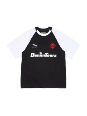DT Football Raglan Tee Black