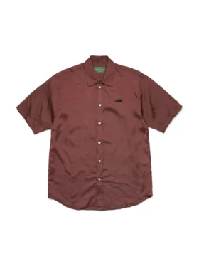 DT Panther Short Sleeve Button Up Red