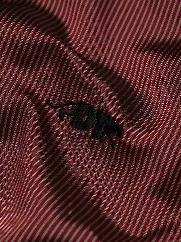DT Panther Short Sleeve Button Up Red