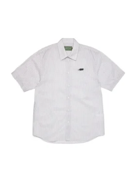 DT Panther Short Sleeve Button Up White