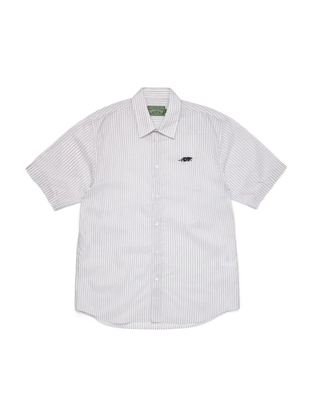 DT Panther Short Sleeve Button Up White