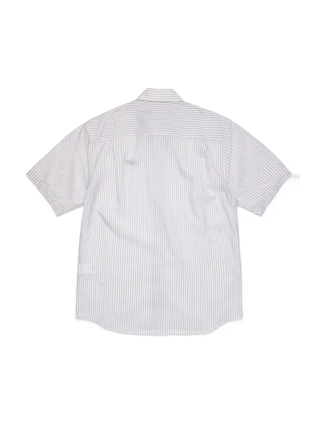 DT Panther Short Sleeve Button Up White