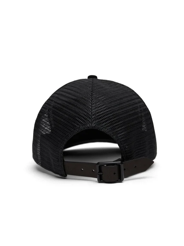 DT Stamp Pattern Trucker Hat Black