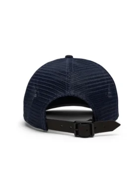 DT Stamp Pattern Trucker Hat Navy